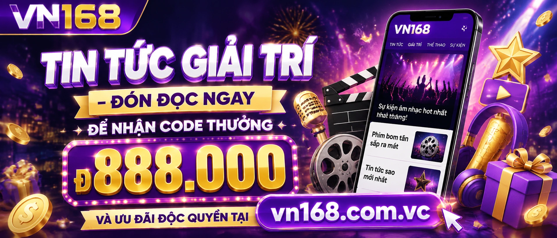 Trang tin VN168 hiển thị trên desktop với bố cục card
