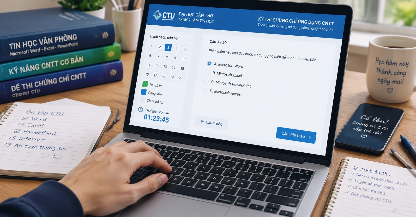 Hướng Dẫn Chi Tiết Về thi chứng chỉ tin học ctu - image 2 Hướng Dẫn Chi Tiết Về thi chứng chỉ tin học ctu - image 2